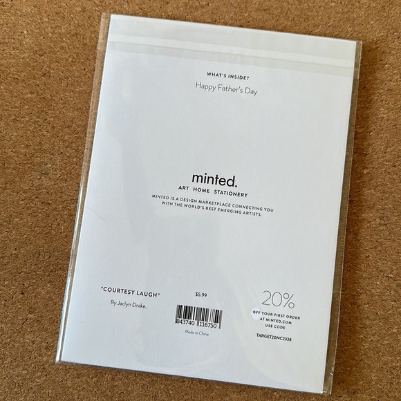 minted Father’s Day Card - Picture 2 of 2